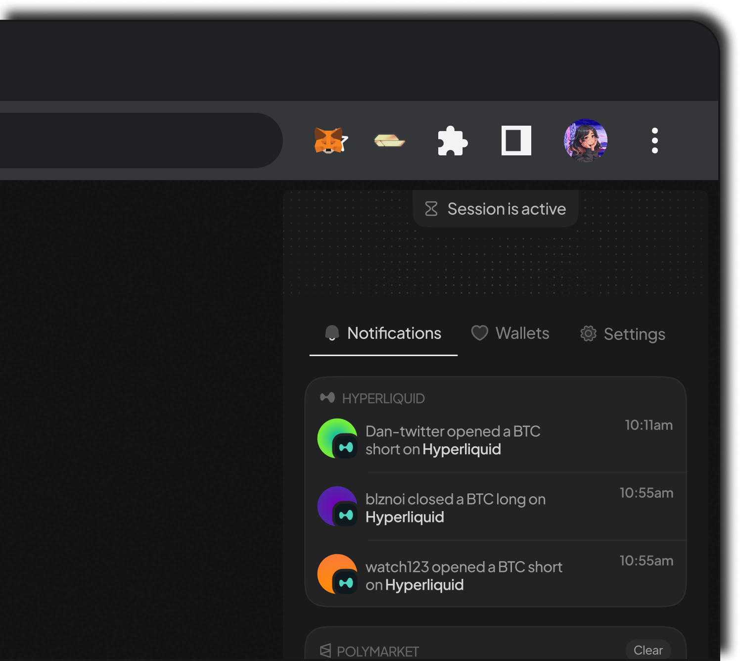 MetEngine Browser Extension